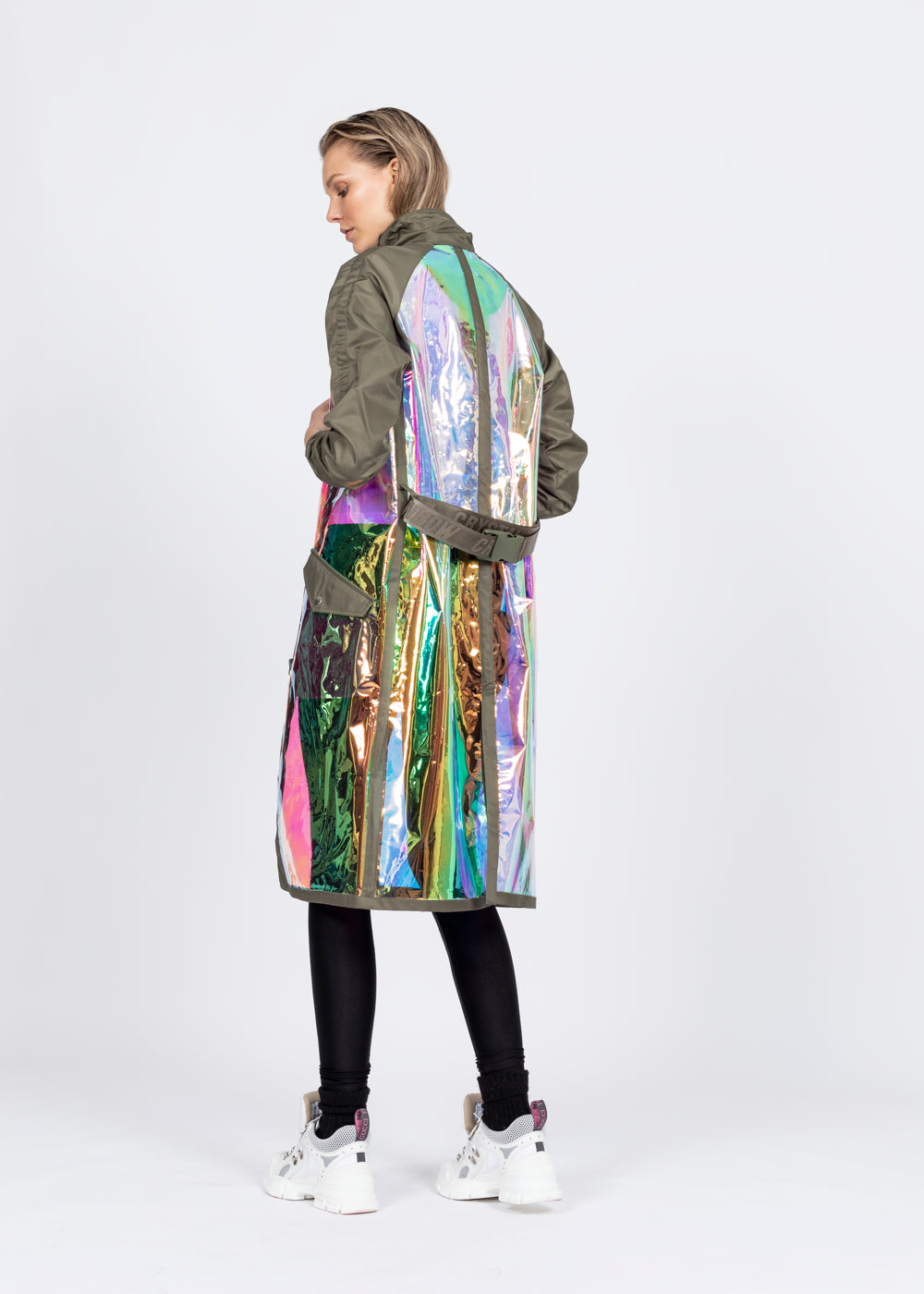 Holographic Coat Unique and one of a kind coat from Crystal Rainbow